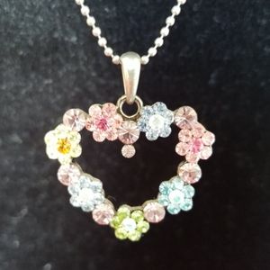 Cookie Lee Heart Necklace